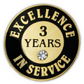 Excellence In Service Pin - 3 years